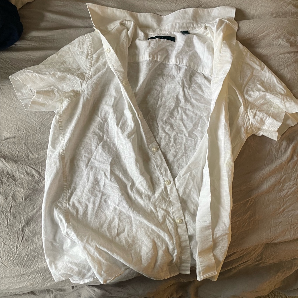 Basic White Collared Shirt
